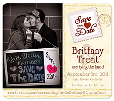 Chalkboard Save the Date